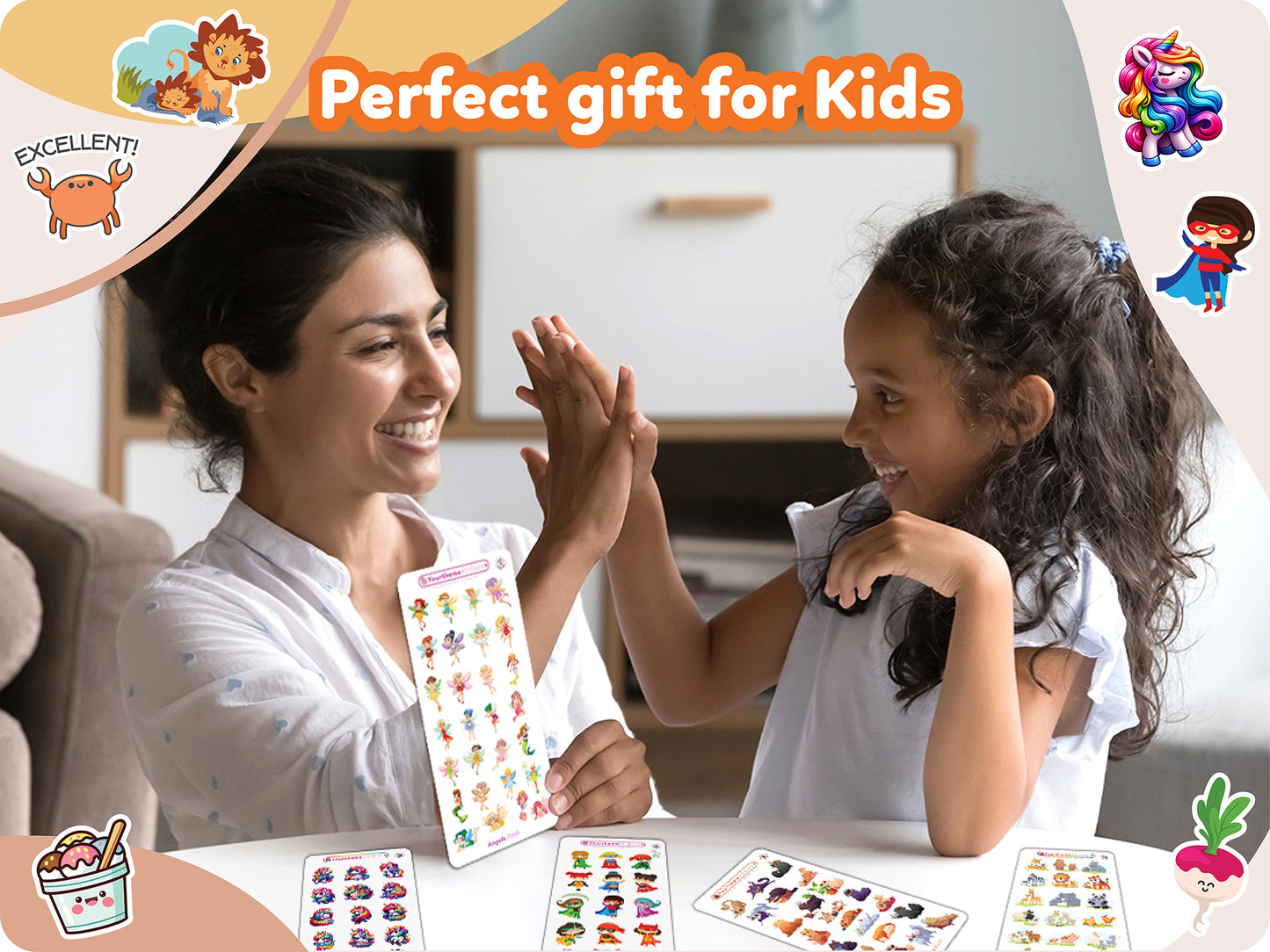 Kids Sticker Pack | Choose 38 Themes, 800+ Stickers