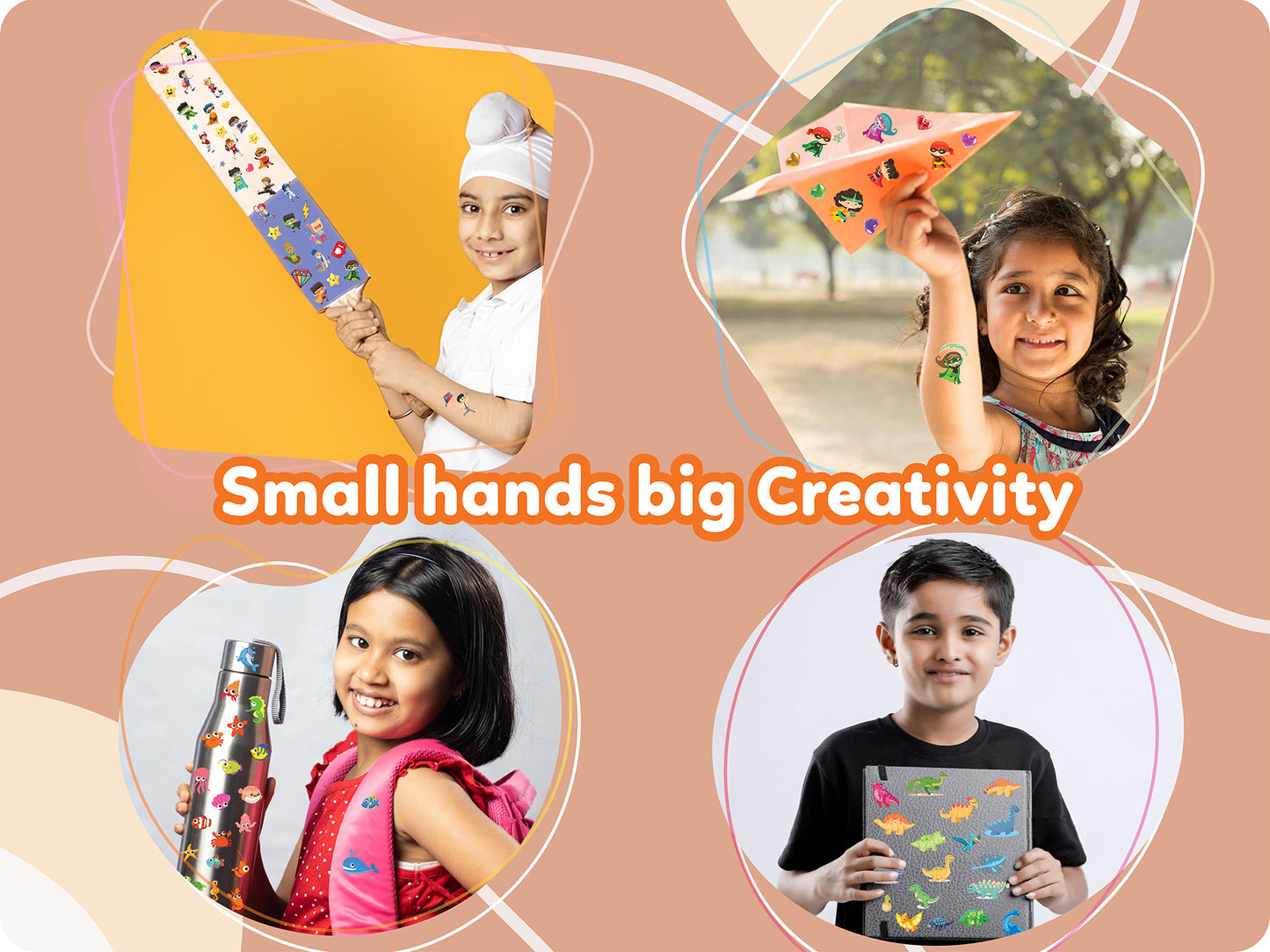 Kids Sticker Pack | Choose 38 Themes, 800+ Stickers