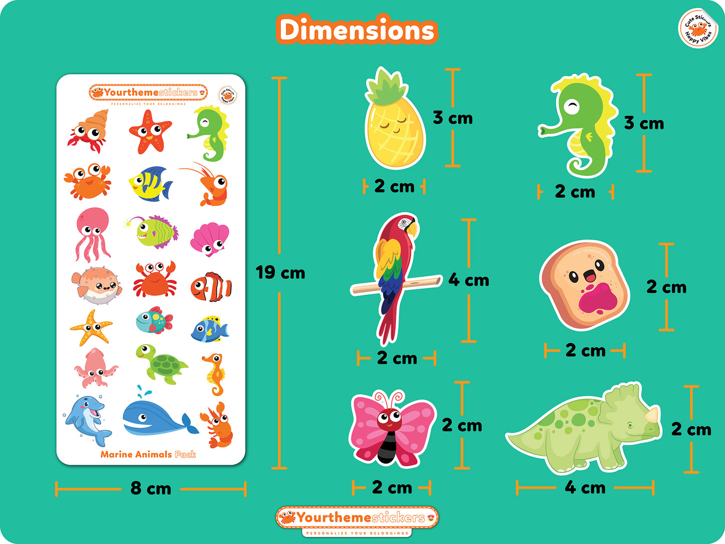 Kids Sticker Pack | Choose 38 Themes, 800+ Stickers