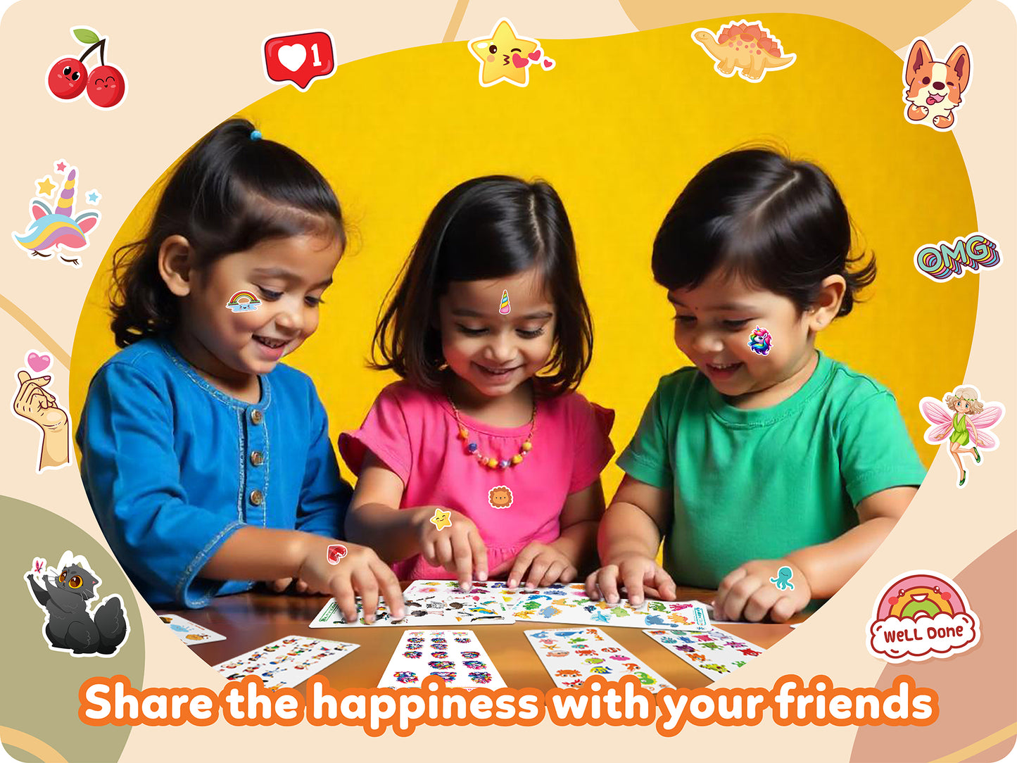Kids Sticker Pack | Choose 38 Themes, 800+ Stickers