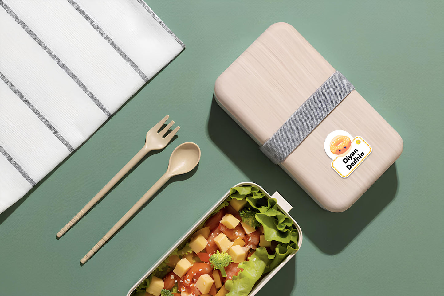 Personalize Name Stickers | 96 Waterproof Labels for Kids | 3 different sizes (S, M, L)